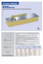 โช็คอัพฝังพื้น FLOOR DOOR CLOSER 0