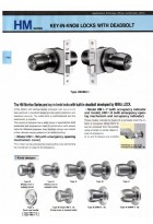 KEY-IN-KNOB LOCKS WITH DEADBOLT HM SERIES 0